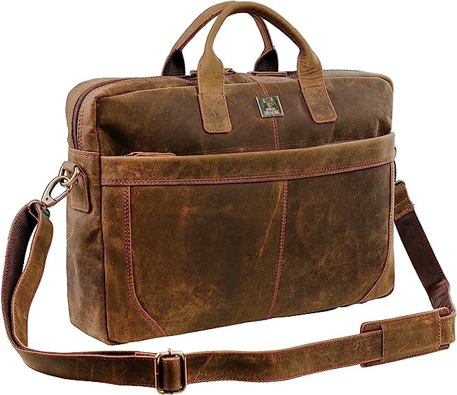 WILD HOOK - Leather Messenger Bag