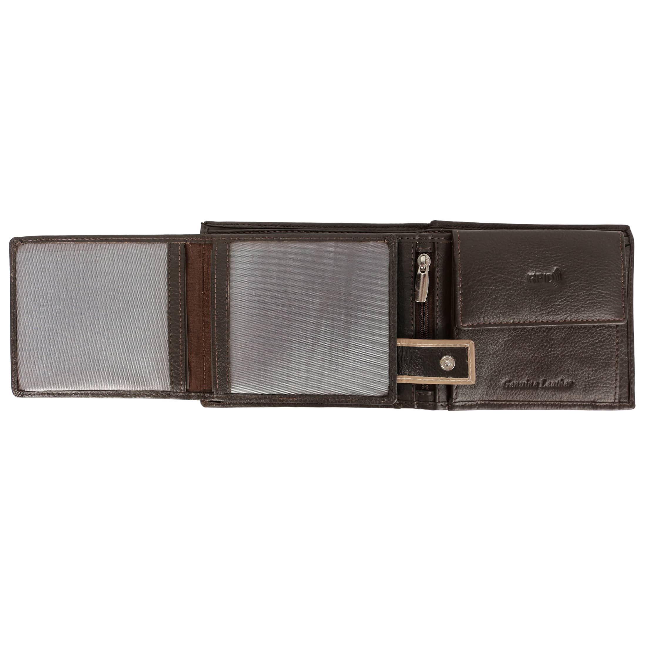 Twin Leather Men Wallet