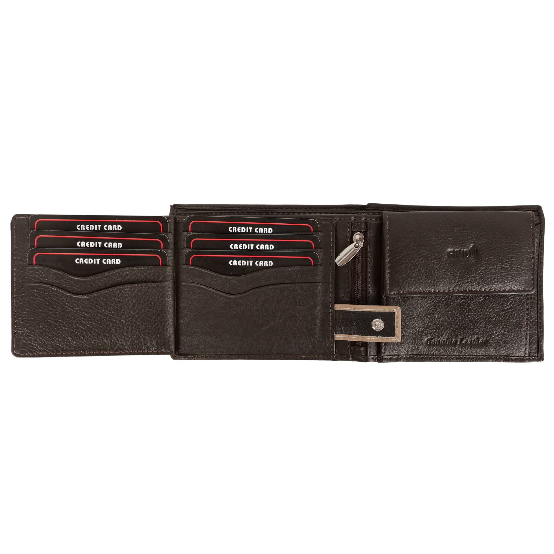 Twin Leather Men Wallet