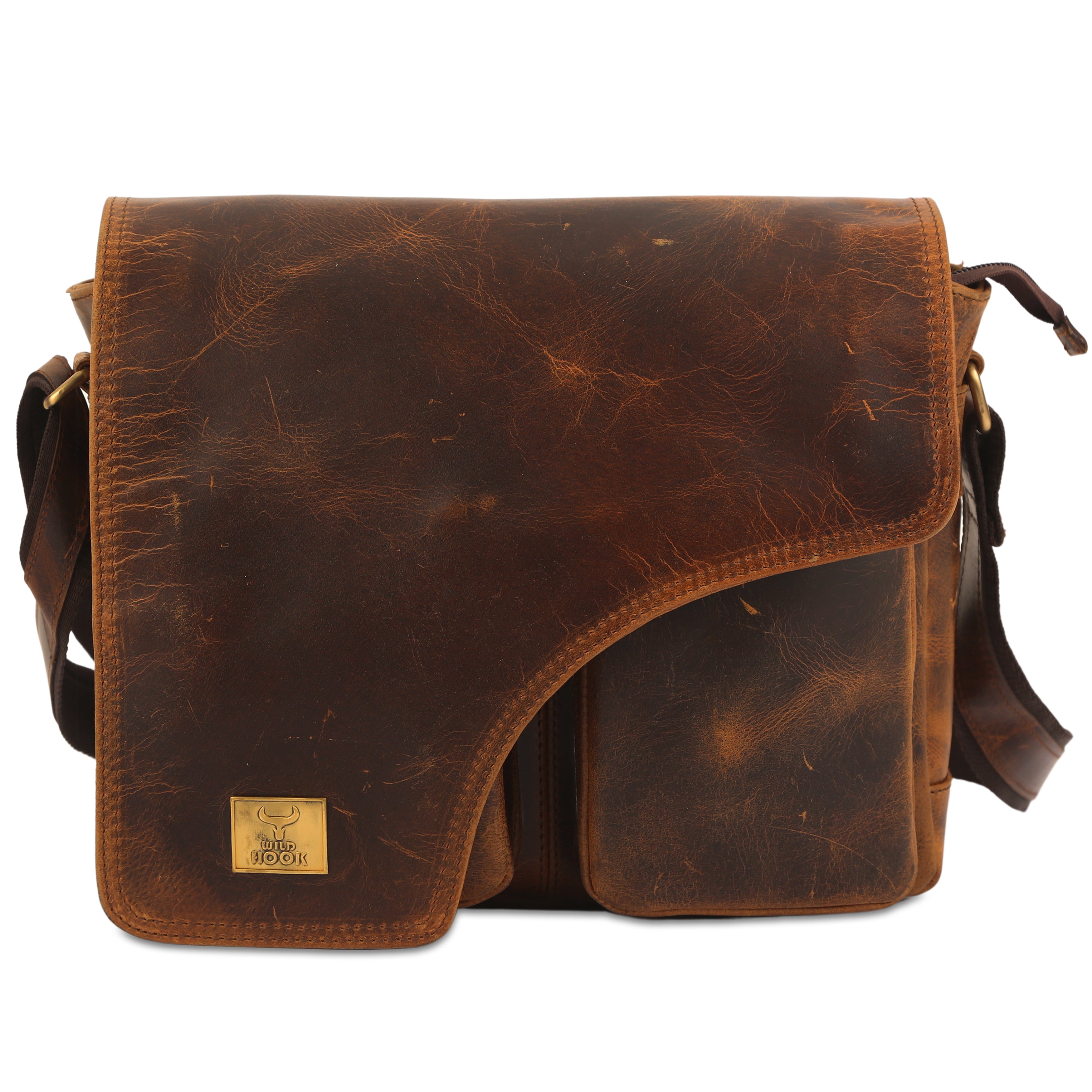 Leather Messenger Bag