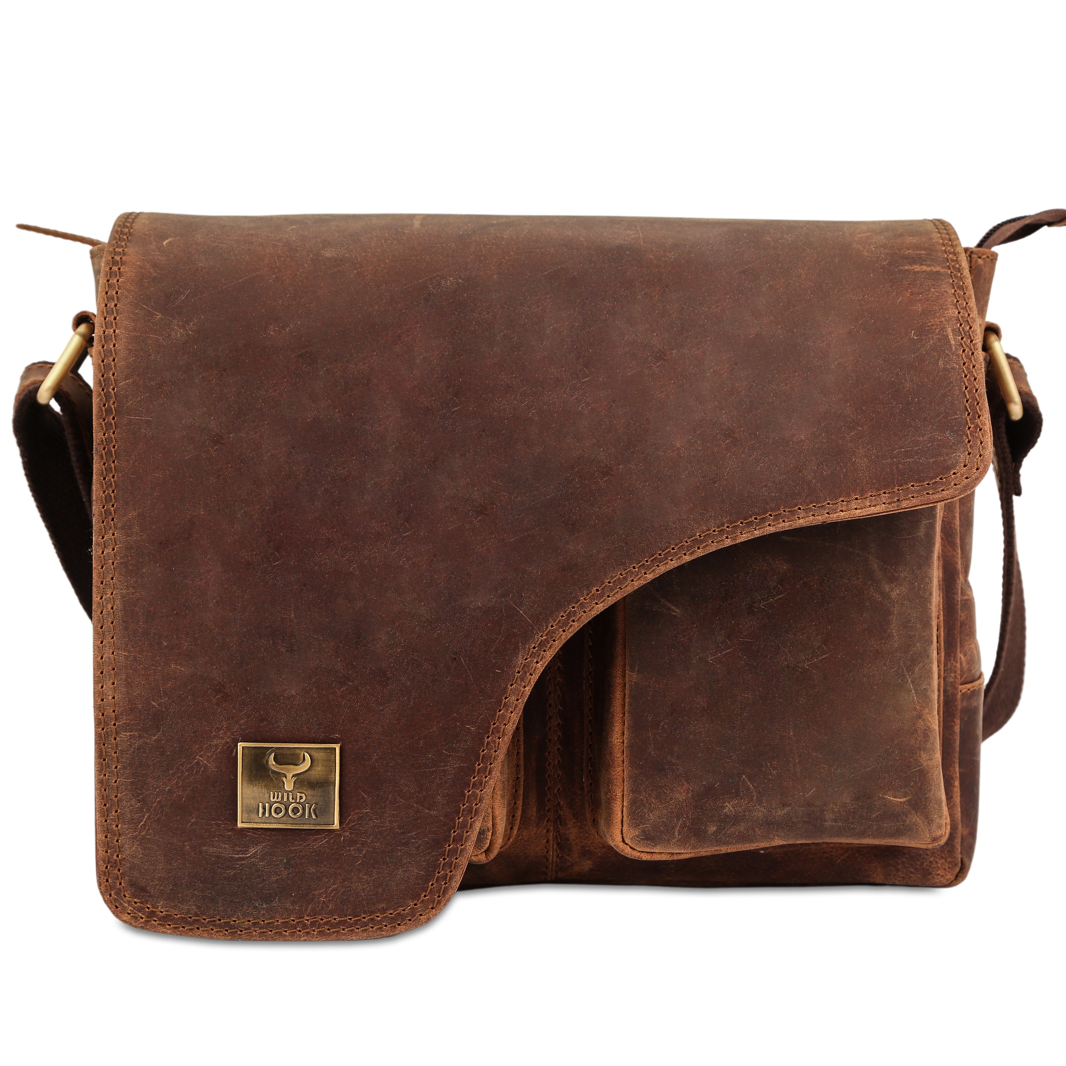 Leather Messenger Bag