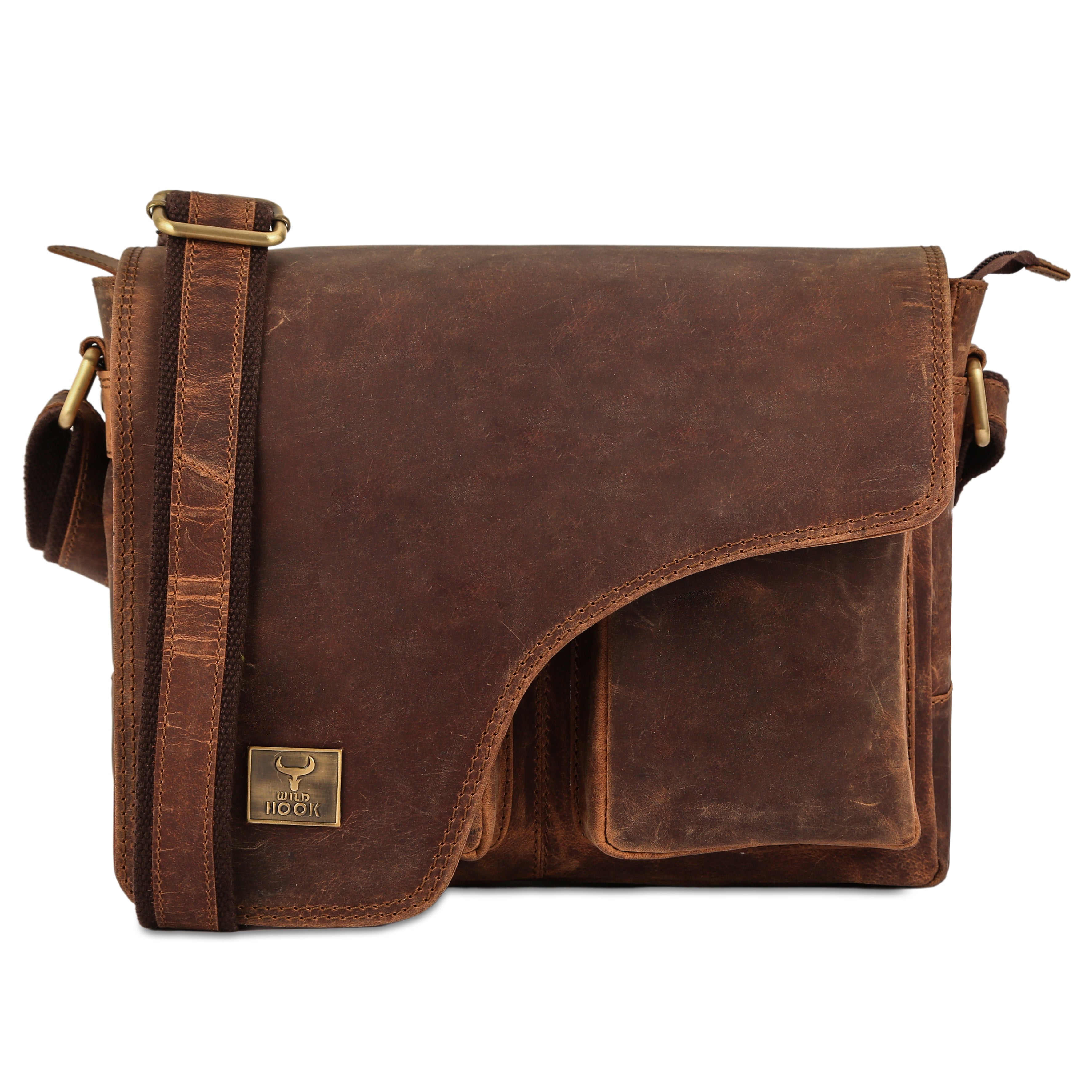 Leather Messenger Bag – Wild Hook