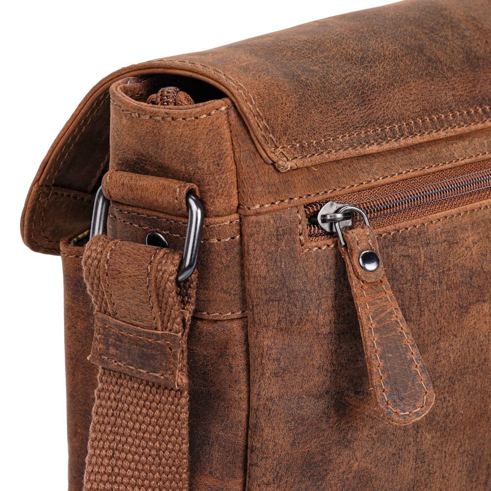 Leather Messenger Bag