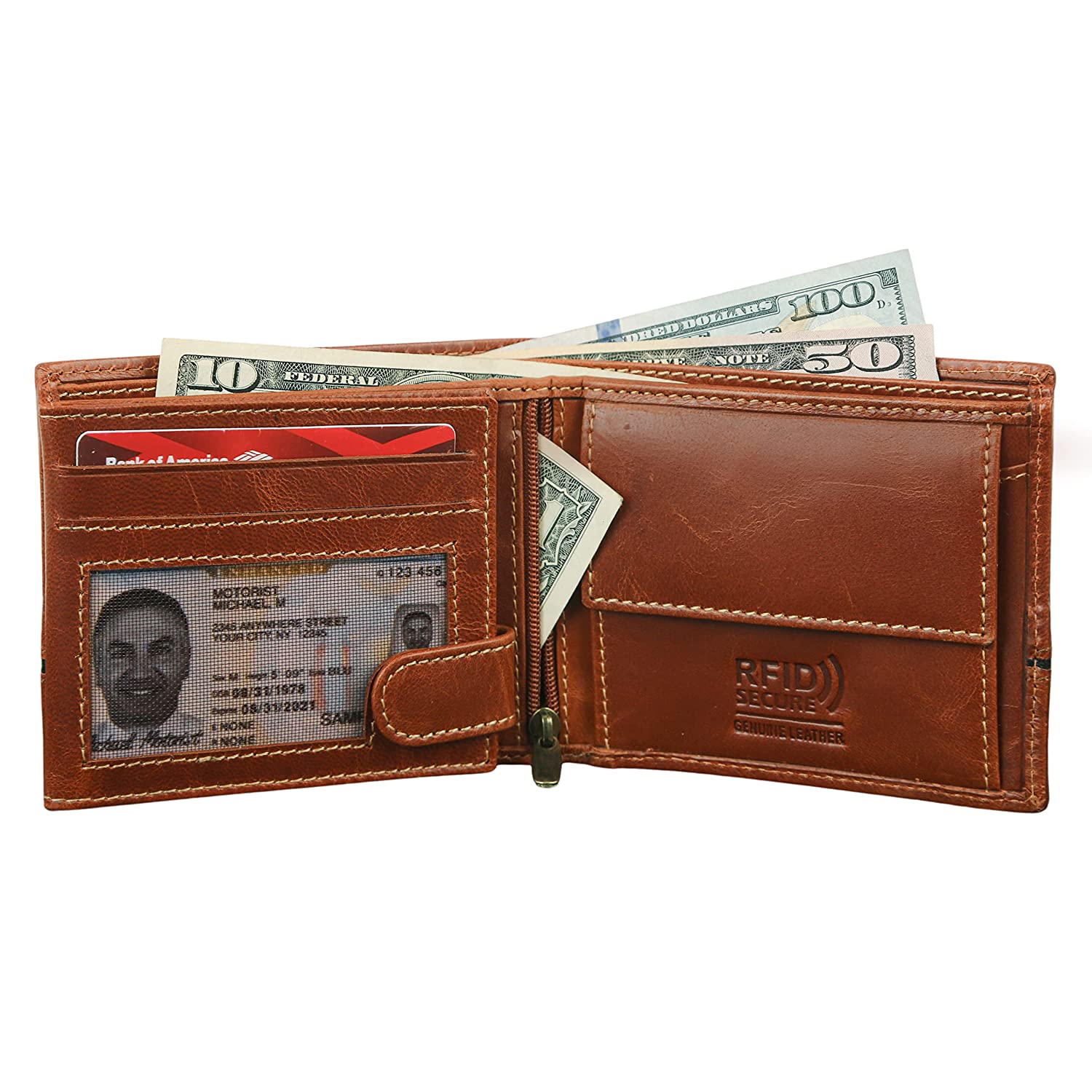 Genuine Leather Slim Wallet