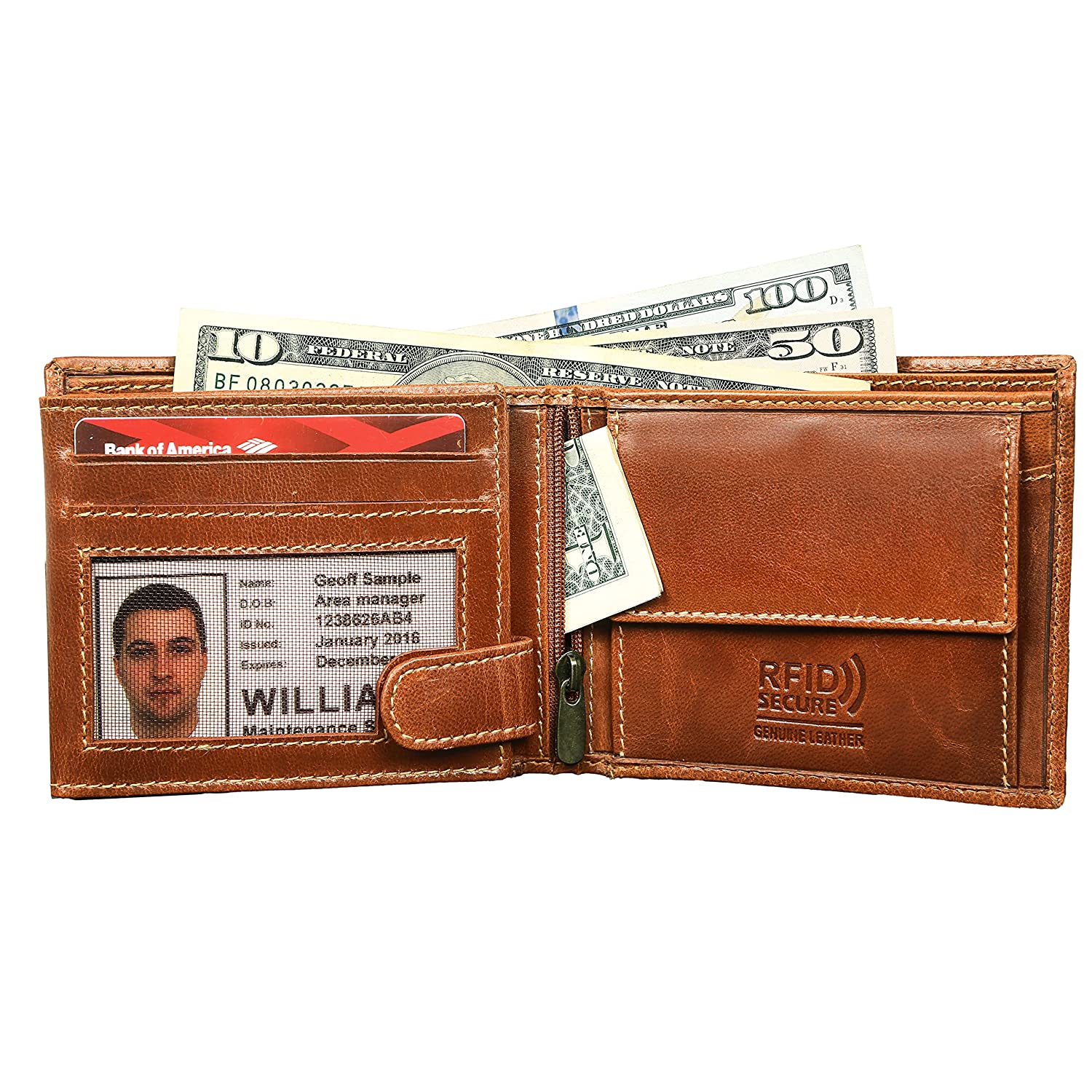 Leather Bifold Wallet