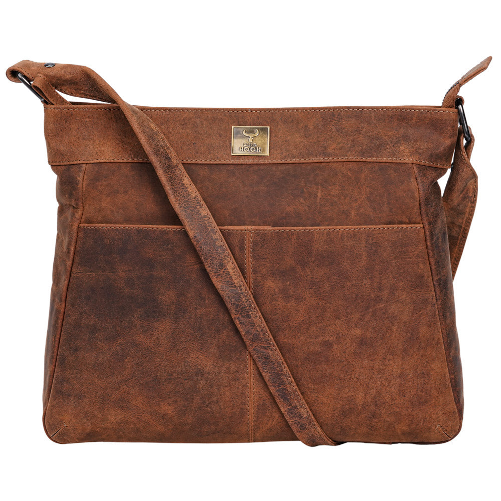 Madosh Genuine Leather Crossbody Sling Handbag Brown India | Ubuy